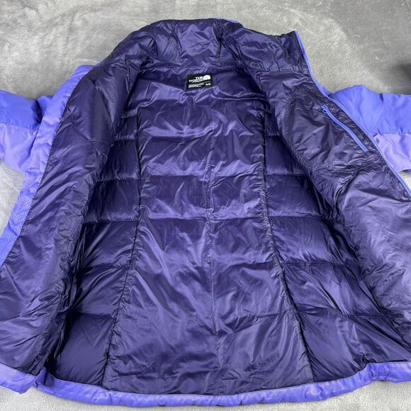 The North Face Jacket Womens Small Purple 700 Down Puffer Full Zip Logo Warm - Picture 5 of 16
